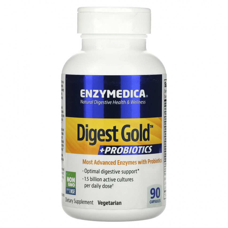 ���� ������ (Iherb) Enzymedica, Digest Gold + ����������, 90 ������, ������ �� 8080 ���