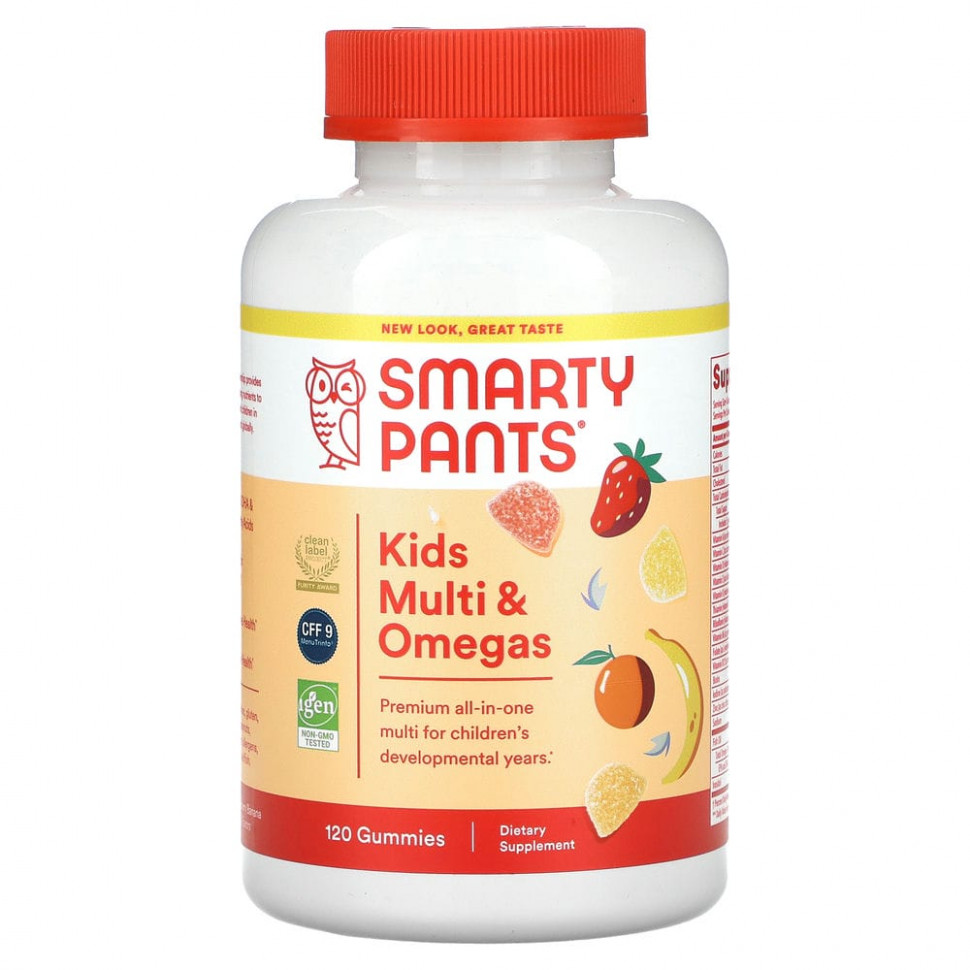   (Iherb) SmartyPants,      -3 ,  , ,    , 120      -     , -, 