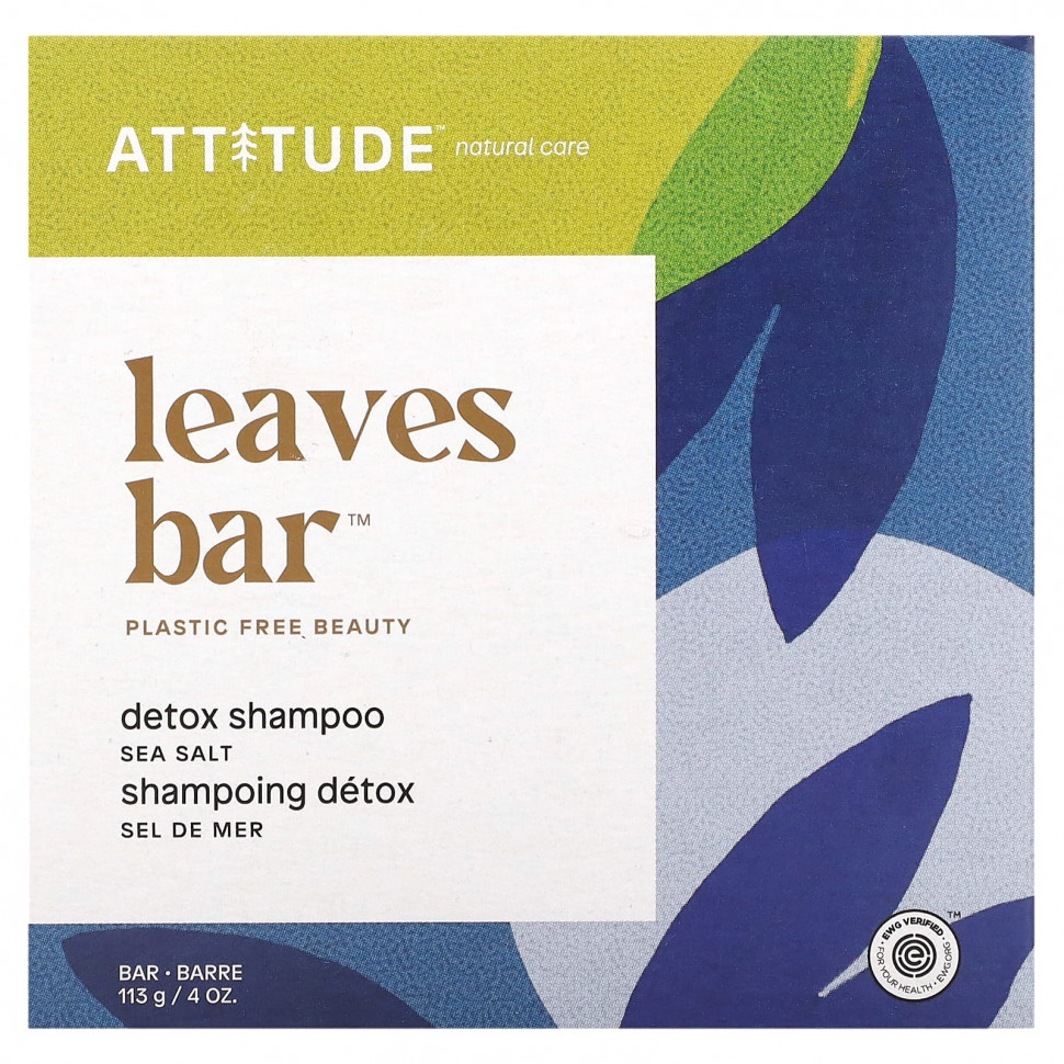   (Iherb) ATTITUDE, Leaves Bar, -,  , 113  (4 )    -     , -, 