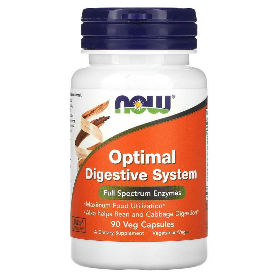 ���� ������ (Iherb) NOW Foods, Optimal Digestive System, 90 ������������ ������, ������ �� 2150 ���