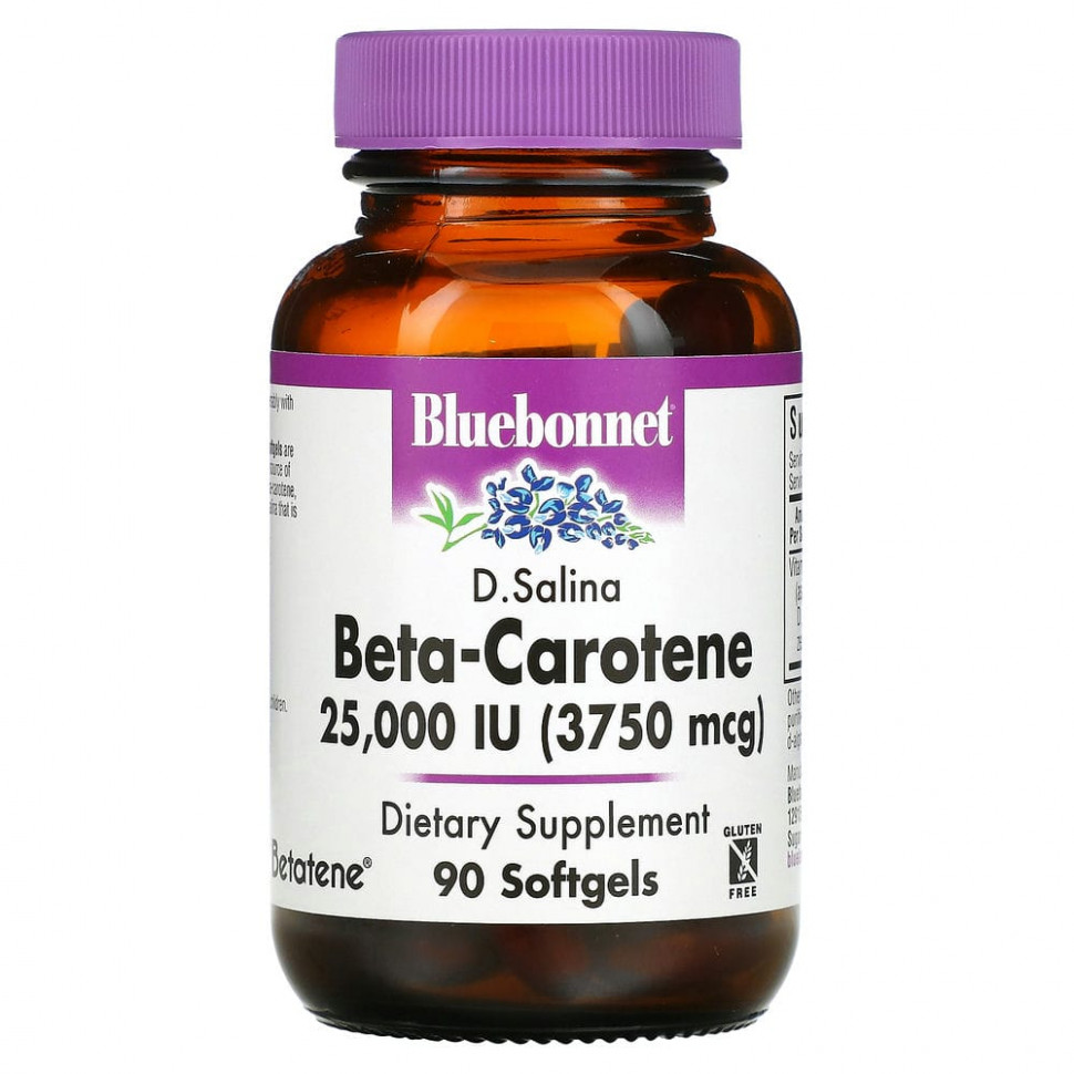 ���� ������ (Iherb) Bluebonnet Nutrition, ����������� ����-�������, 25,000 ��, 90 ������� ������, ������ �� 4040 ���