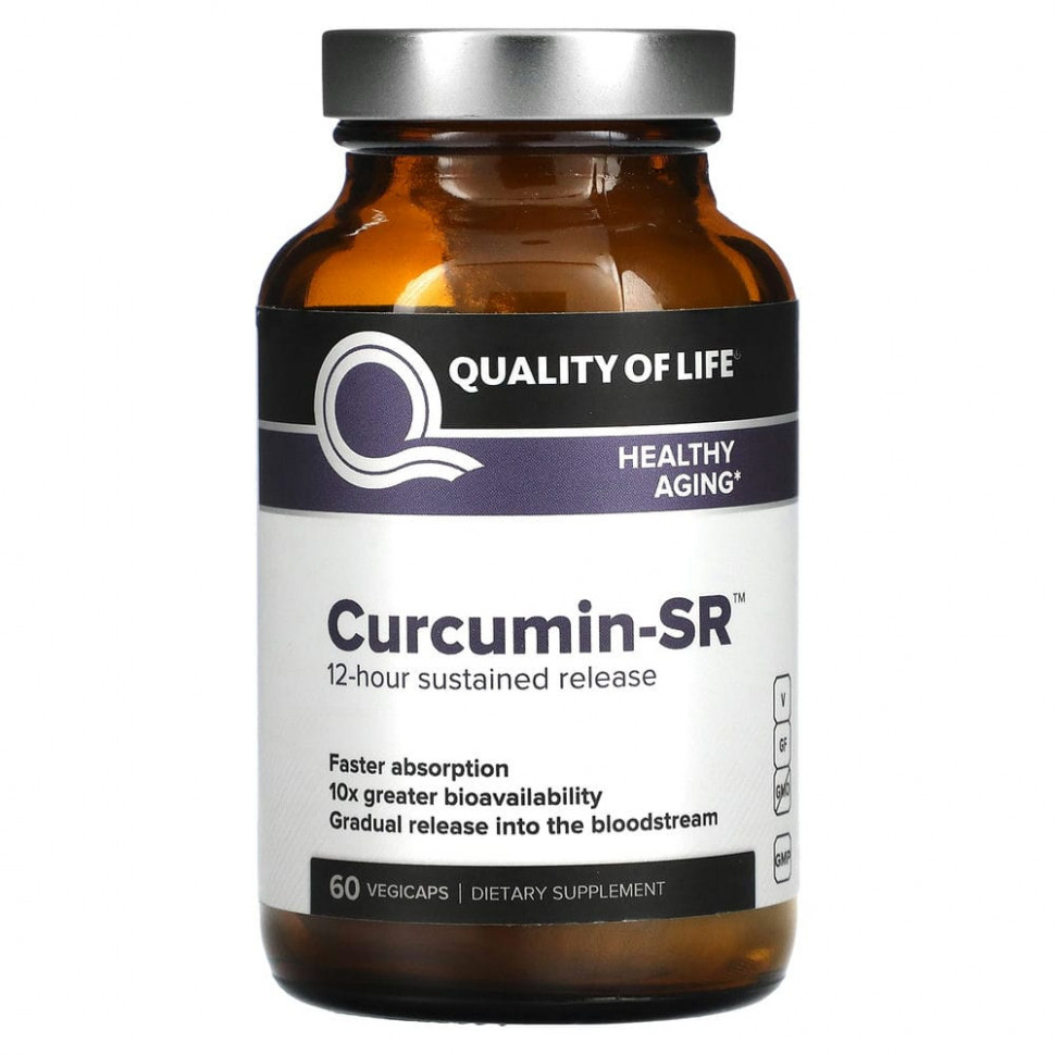 ���� ������ (Iherb) Quality of Life Labs, Curcumin-SR`` 60 ������������ ������, ������ �� 4700 ���