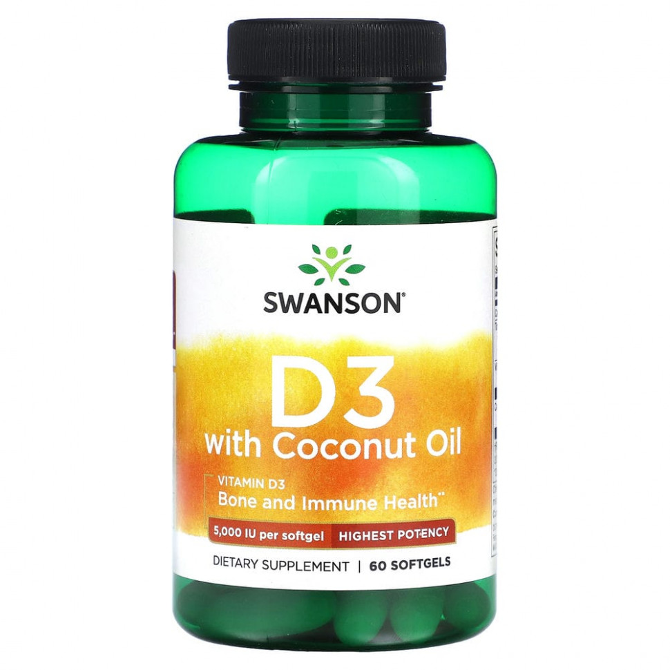   (Iherb) Swanson, D3   ,  , 5000 , 60      -     , -, 