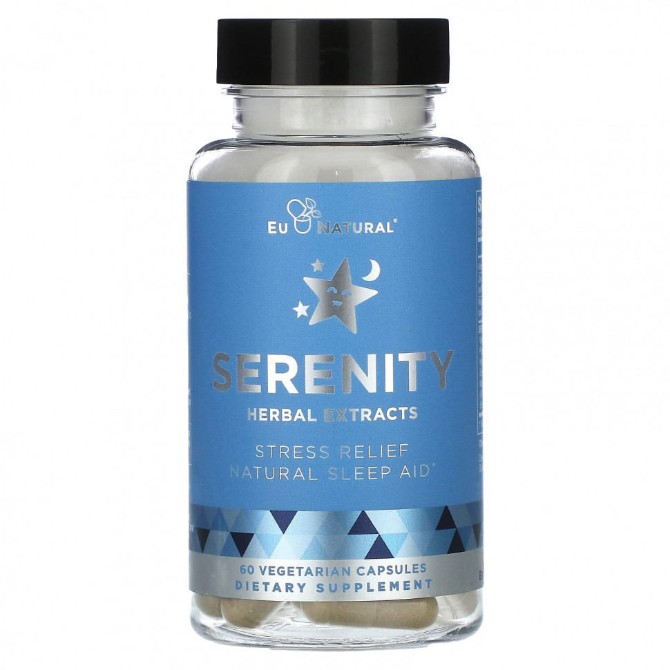 ���� ������ (Iherb) Eu Natural, �������� ��������� Serenity, 60 �������������� ������, ������ �� 5750 ���