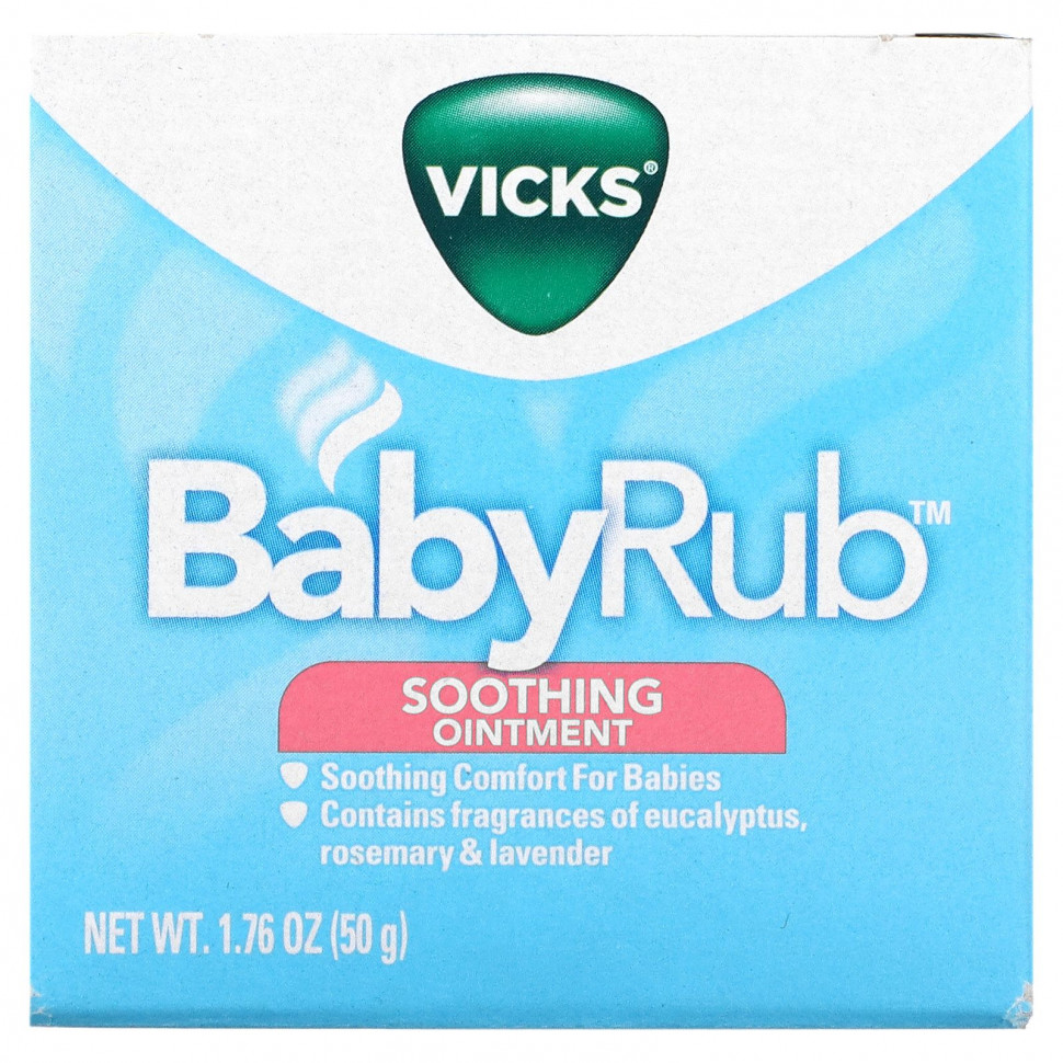   (Iherb) Vicks, Baby Rub,  , 50  (1,76 )    -     , -, 