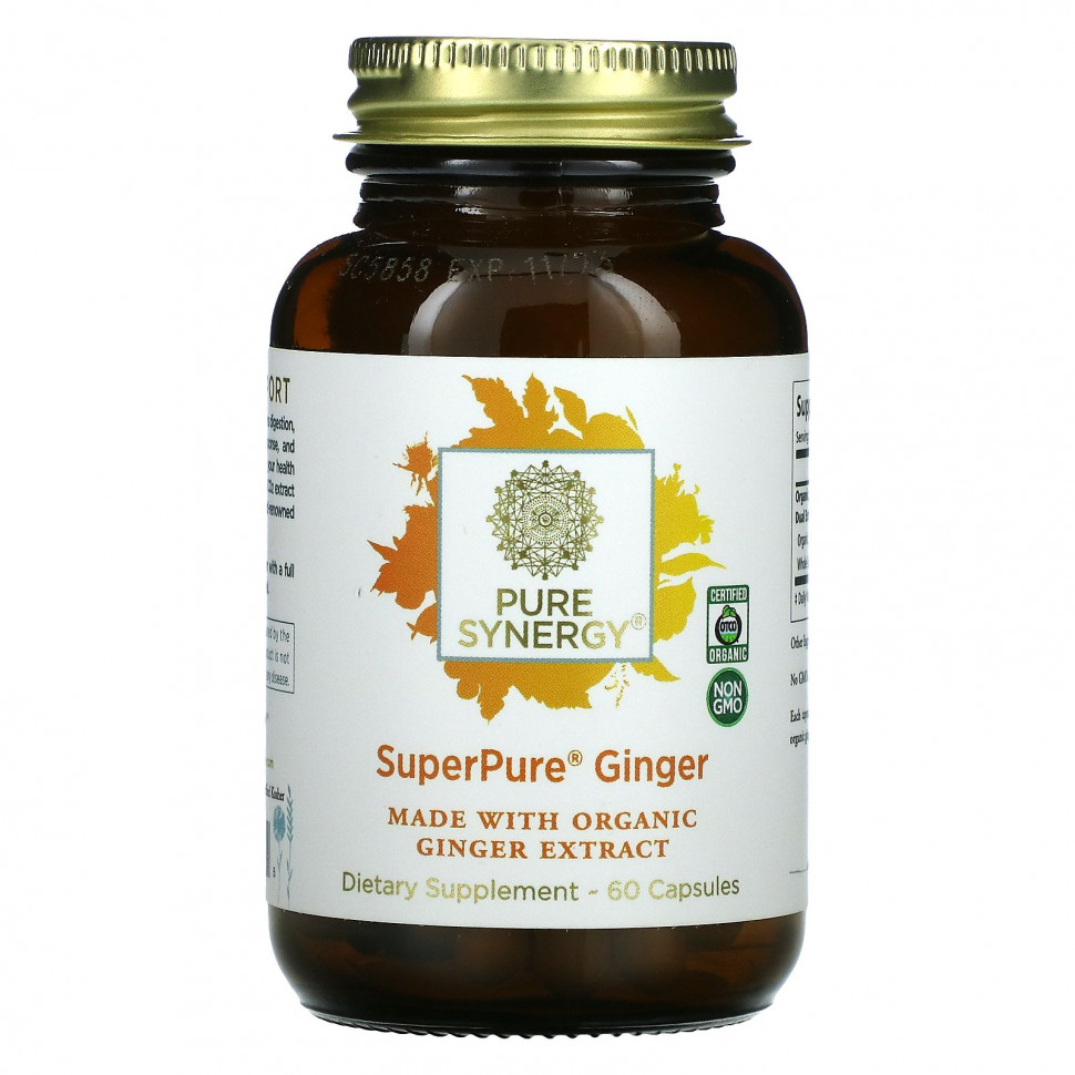   (Iherb) Pure Synergy, SuperPure Ginger, 60     -     , -, 