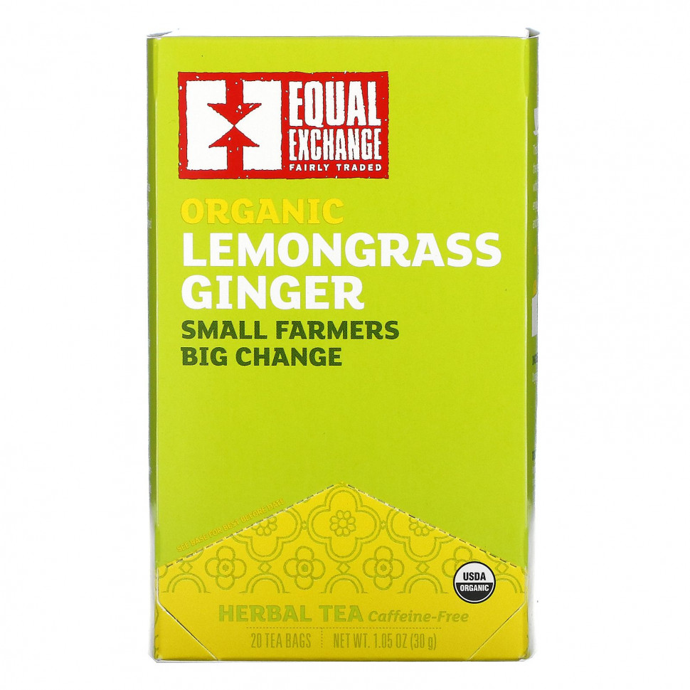 ���� ������ (Iherb) Equal Exchange, ������������ �������� ��� � ������������ � �������, ��� �������, 20 ������ ���������, 30 � (1,05 �����), ������ �� 1140 ���