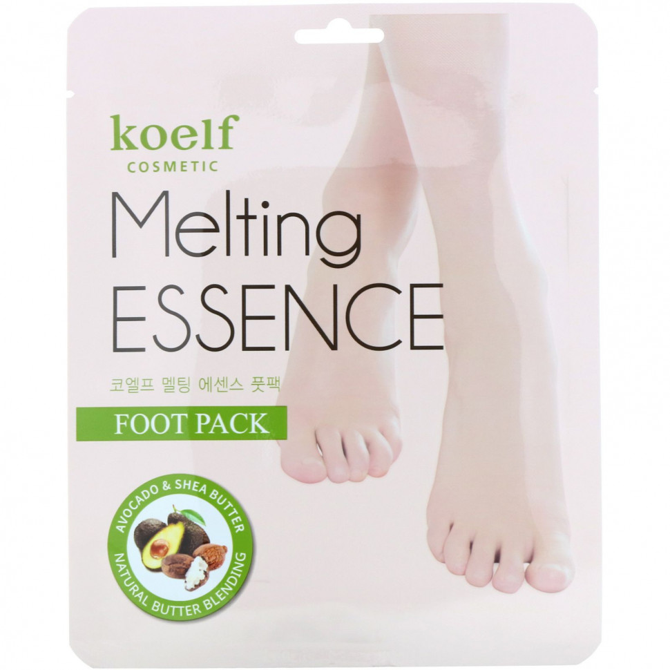   (Iherb) Koelf, Melting Essence Foot Pack,   , 10     -     , -, 