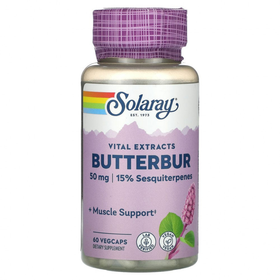   (Iherb) Solaray,   , 50 , 60      -     , -, 