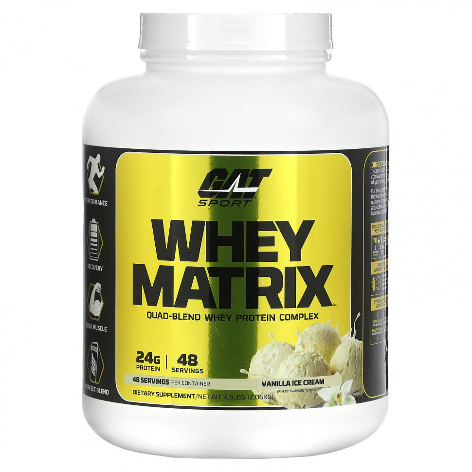   (Iherb) GAT, Whey Matrix,      ,  , 2,06  (4,5 )    -     , -, 