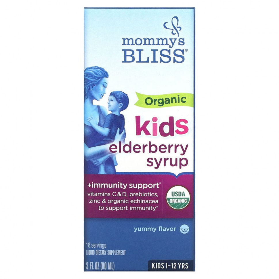 ���� ������ (Iherb) Mommy's Bliss, ������������ ����� ������ + ��������� ����������, 3 ������ ����� (90 ��), ������ �� 2720 ���