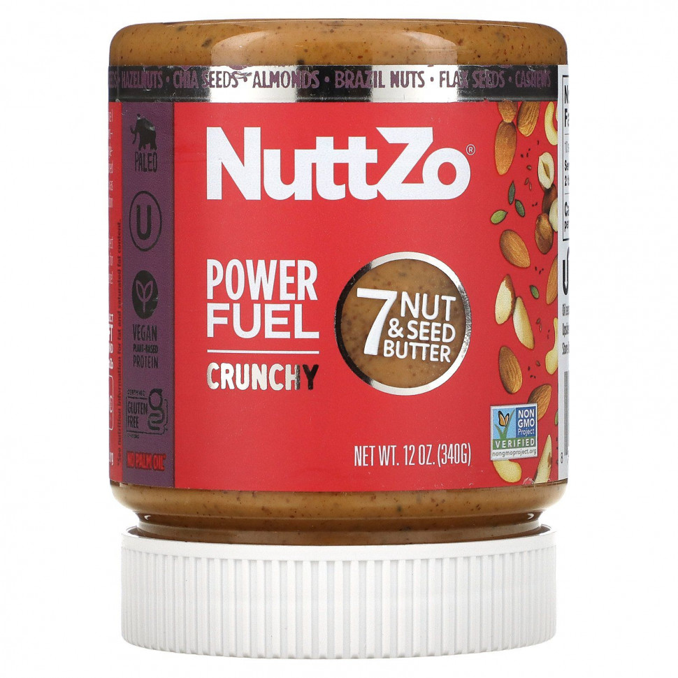   (Iherb) Nuttzo, Paleo Power Fuel,    7   , 340  (12 )    -     , -, 