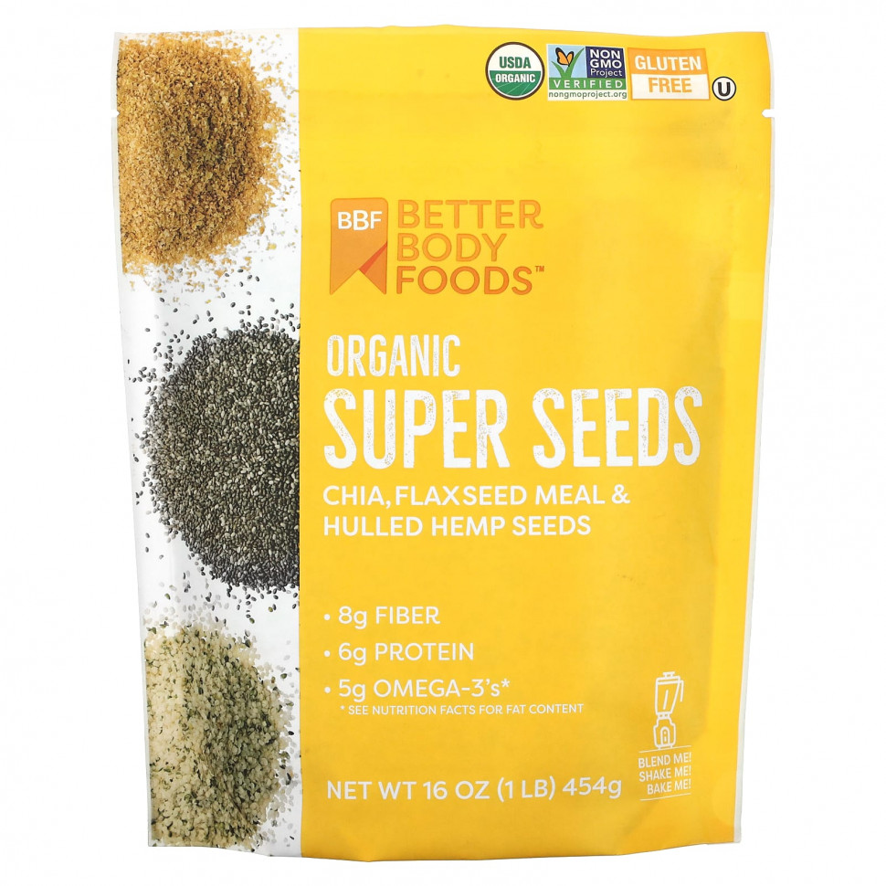 ���� ������ (Iherb) BetterBody Foods, ������������ ����� ������, 454 � (1 ����), ������ �� 2320 ���