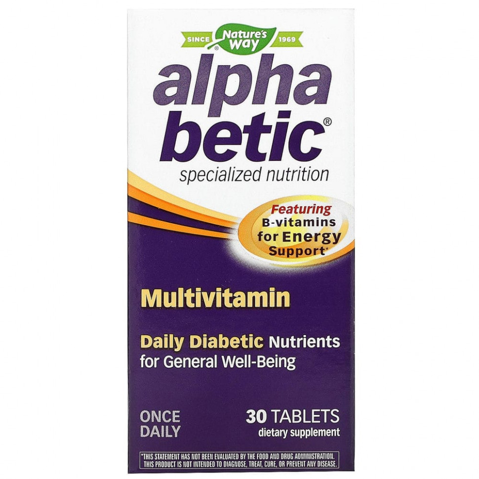   (Iherb) Nature's Way, Alpha Betic, , 30     -     , -, 