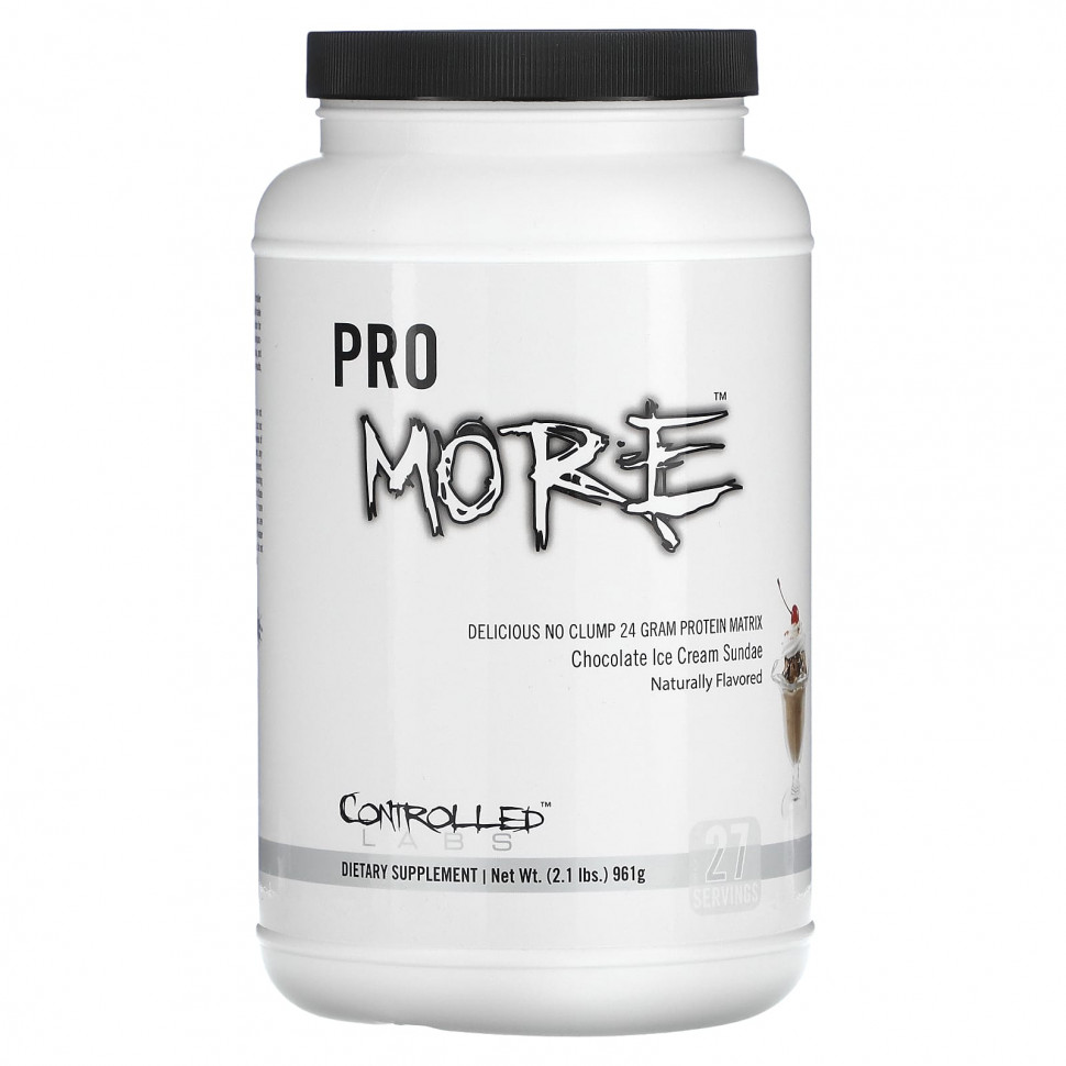 ���� ������ (Iherb) Controlled Labs, PROmore, Protein Matrix, ���������� ���������� ���������, 961 � (2,1 �����), ������ �� 10090 ���