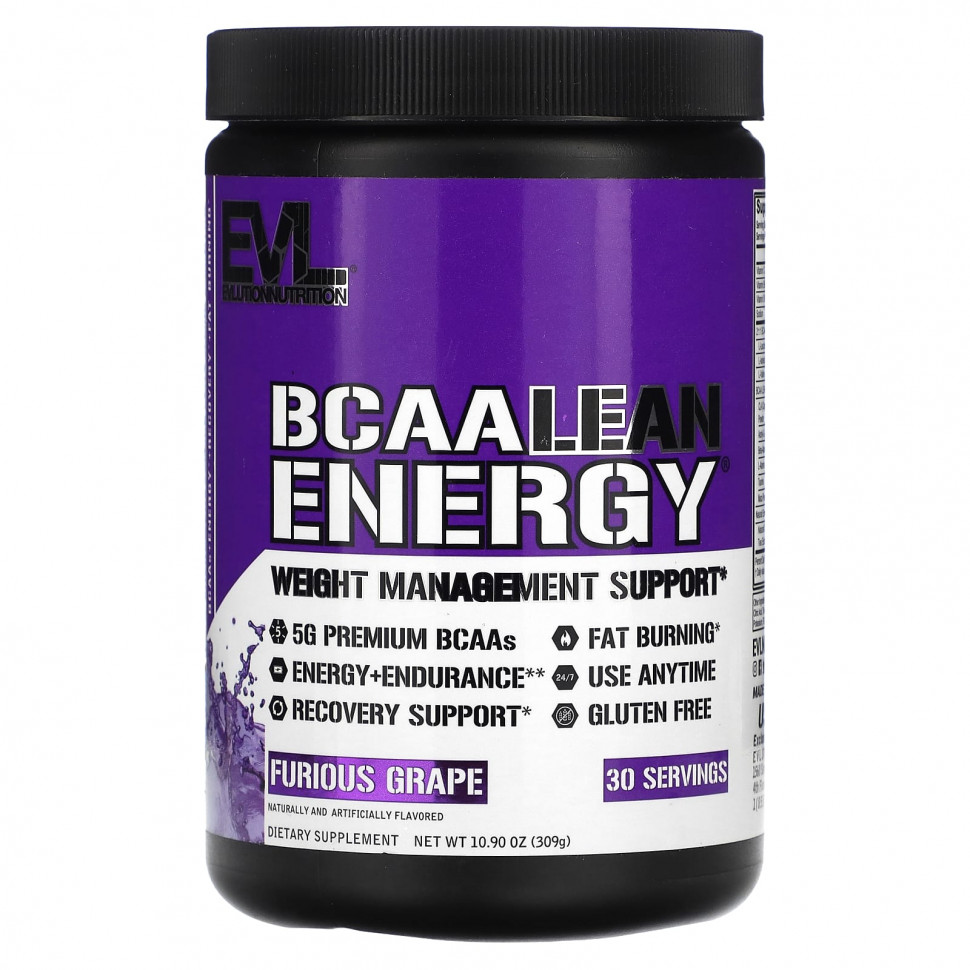   (Iherb) EVLution Nutrition, BCAA LEAN ENERGY,  , 309  (10,9 )    -     , -, 