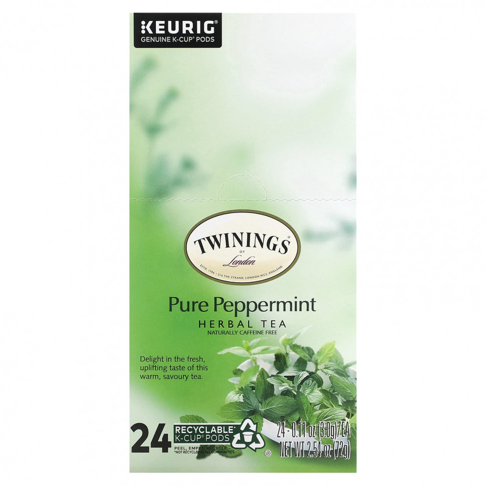 ���� ������ (Iherb) Twinings, Herbal Tea, ������ �������� ����, ��� �������, 24 K-�����, �� 3 � (0,11 �����), ������ �� 4220 ���