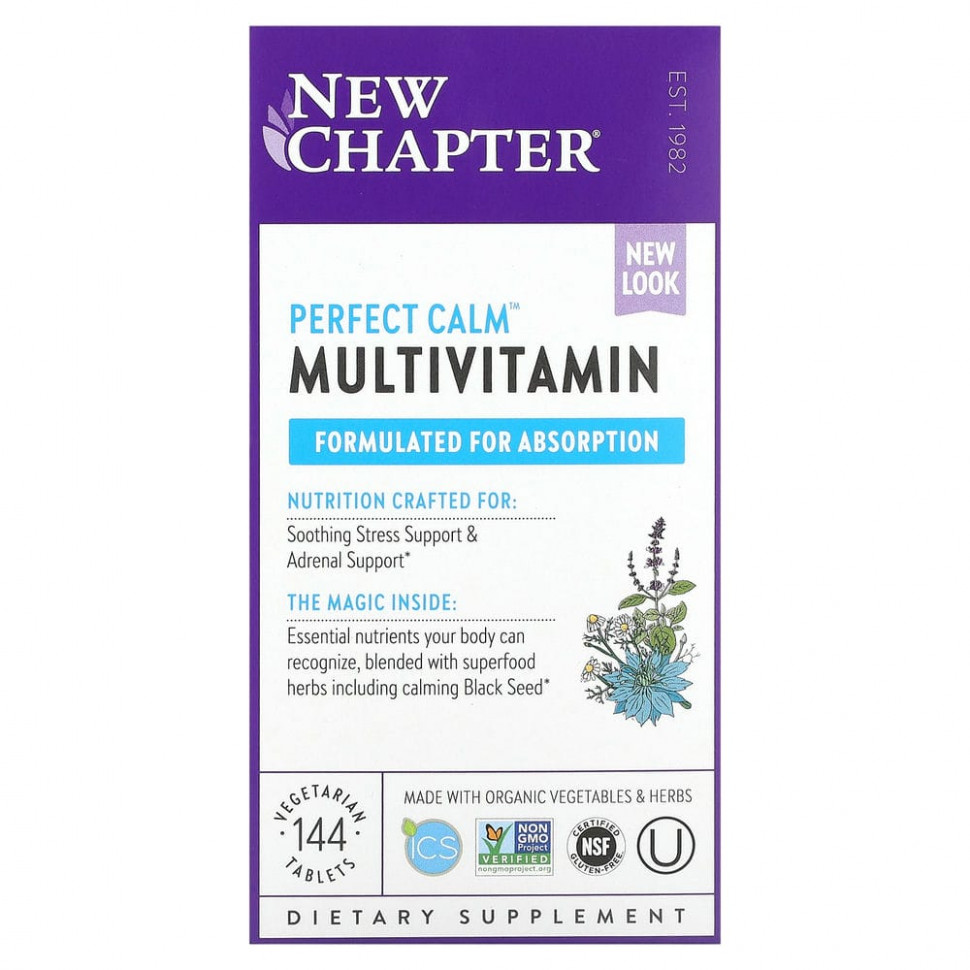   (Iherb) New Chapter, Perfect Calm,  ,    144      -     , -, 