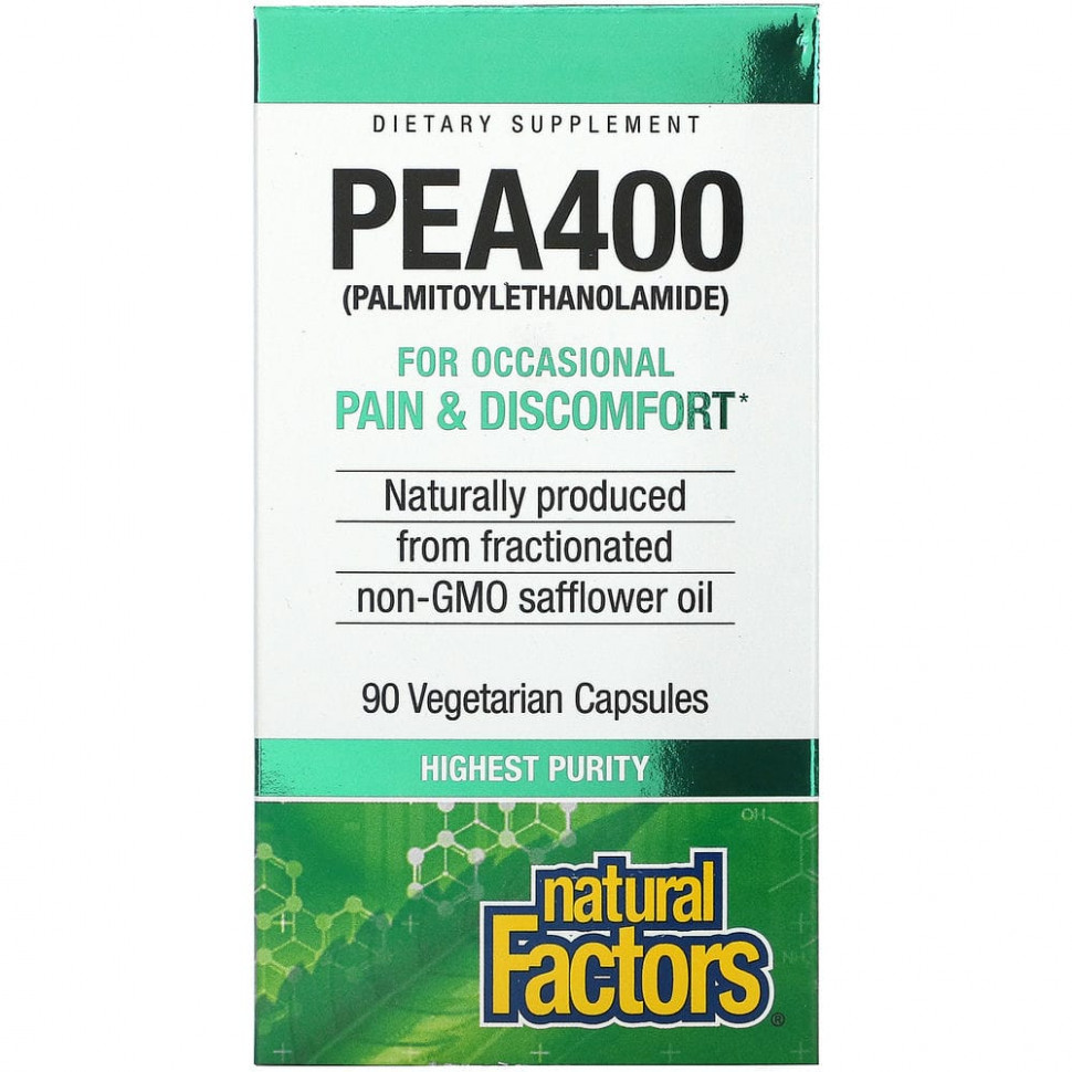 ���� ������ (Iherb) Natural Factors, PEA400, 90 �������������� ������, ������ �� 5270 ���