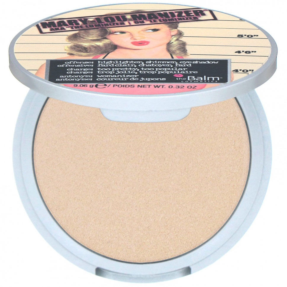 ���� ������ (Iherb) theBalm Cosmetics, Mary-Lou Manizer, ��������� � ����, 9,06 �, ������ �� 3620 ���