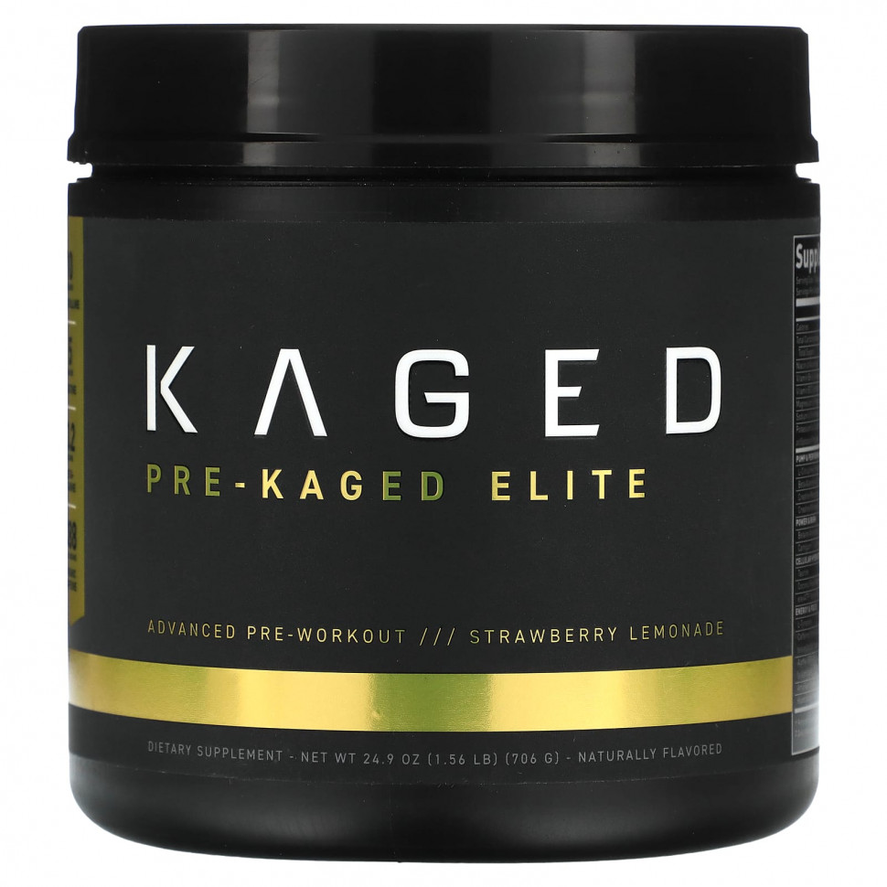 ���� ������ (Iherb) Kaged, PRE-KAGED Elite, ����������� ����������������� ��������, ���������� �������, 706 � (1,56 �����), ������ �� 10430 ���