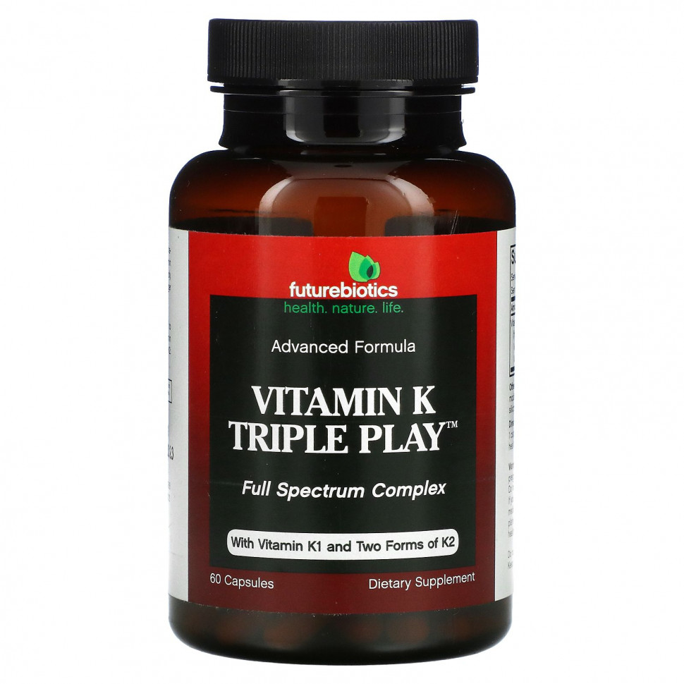   (Iherb) FutureBiotics, Triple Play,  , 60     -     , -, 