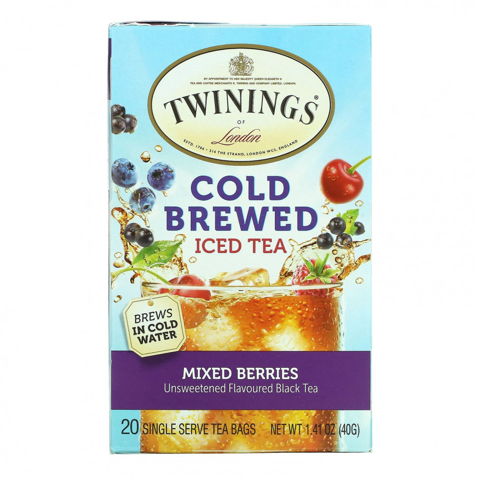 ���� ������ (Iherb) Twinings, �������� ��� �� �����, ��������� ������ ���, �� ������ ����, 20 ������ ��������� �� ���� ������, 40 � (1,41 �����), ������ �� 1160 ���