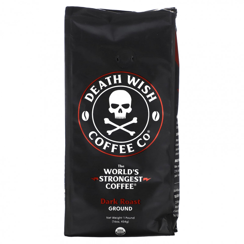   (Iherb) Death Wish Coffee,     , ,  , 454  (16 )    -     , -, 