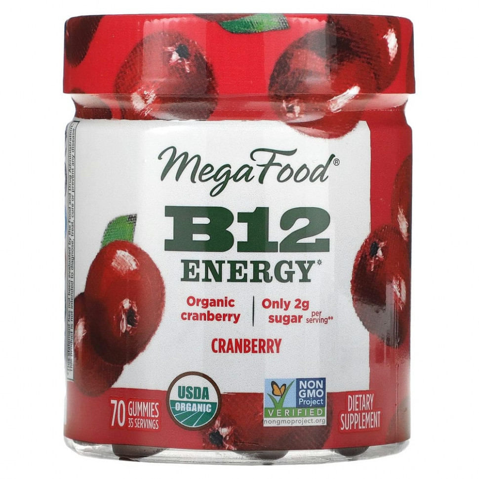   (Iherb) MegaFood, B12 Energy, , 70      -     , -, 