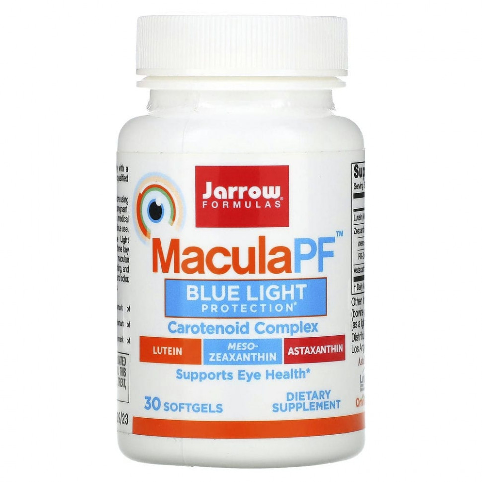 ���� ������ (Iherb) Jarrow Formulas, MaculaPF, ������ �� ������ �����, 30 ������ ����������� ������, ������ �� 4210 ���