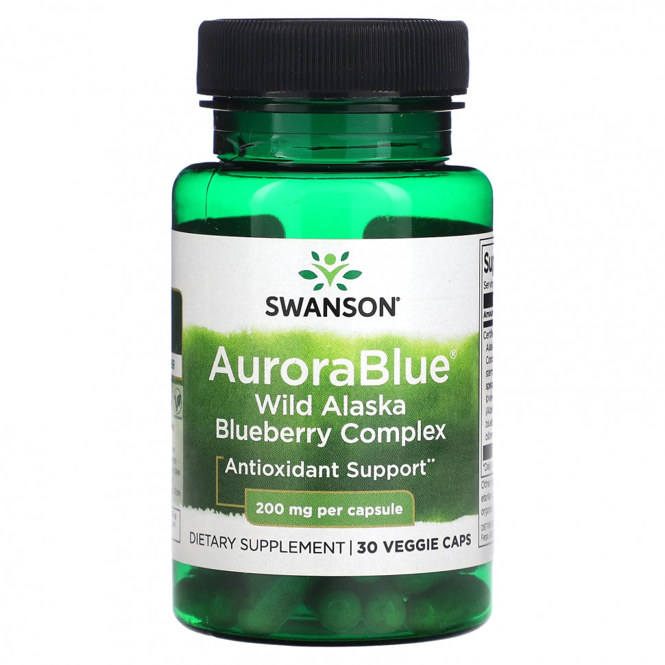   (Iherb) Swanson, AuroraBlue,    , 200 , 30      -     , -, 