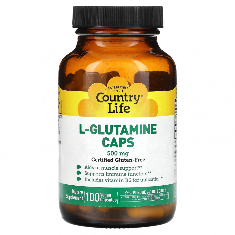 ���� ������ (Iherb) Country Life, L-�������� � ��������, 500 ��, 100 ��������� ������, ������ �� 2520 ���