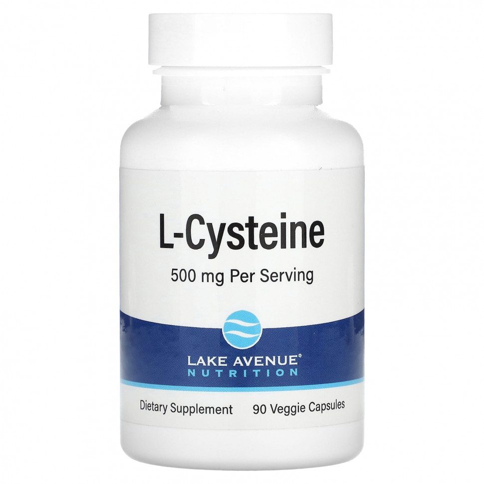 ���� ������ (Iherb) Lake Avenue Nutrition, L-�������, 500 ��, 90 ������������ ������, ������ �� 2350 ���