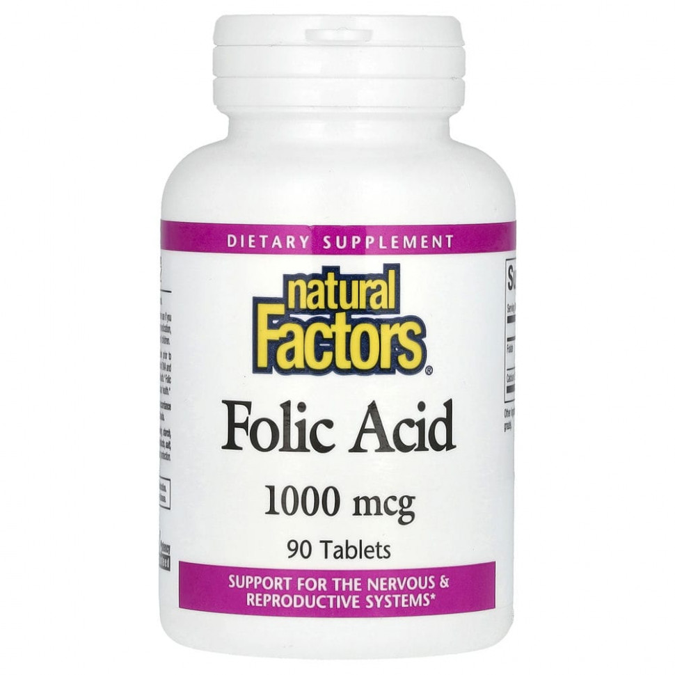 ���� ������ (Iherb) Natural Factors, �������� �������, 1000 ���, 90 ��������, ������ �� 1100 ���