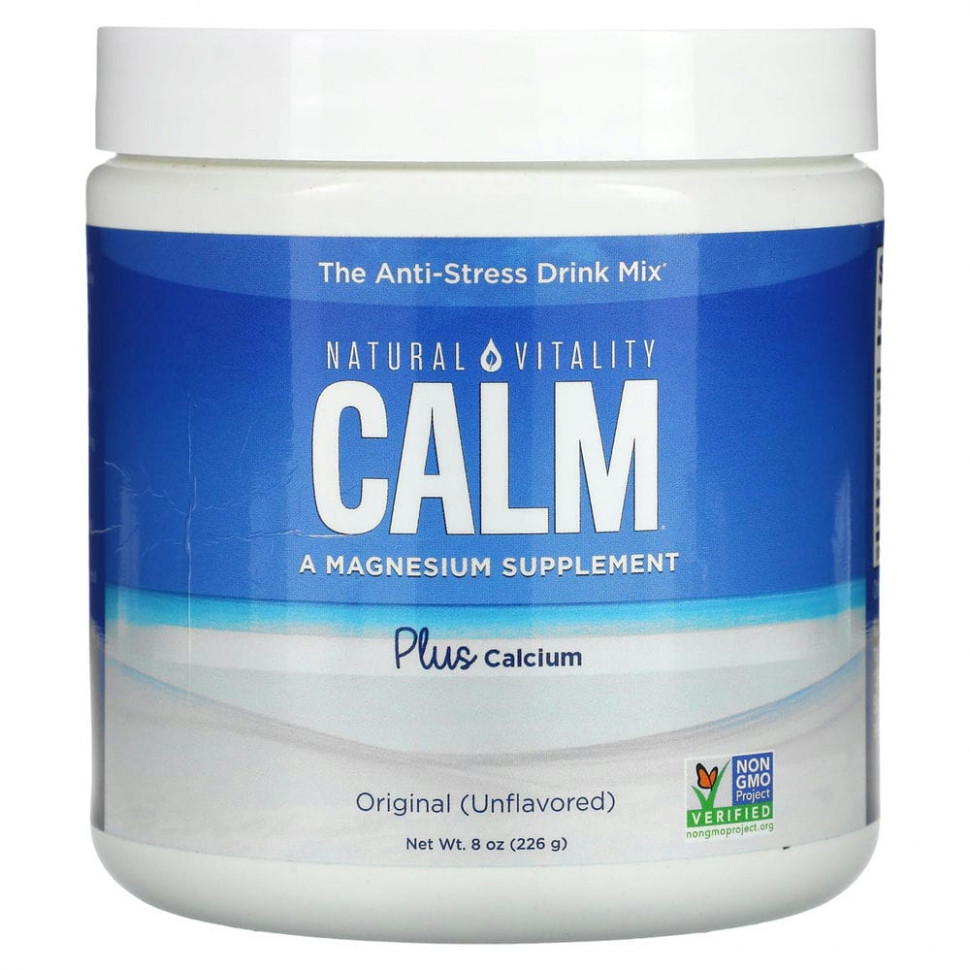   (Iherb) Natural Vitality, CALM Plus Calcium,    ,  ( ), 226  (8 )    -     , -, 