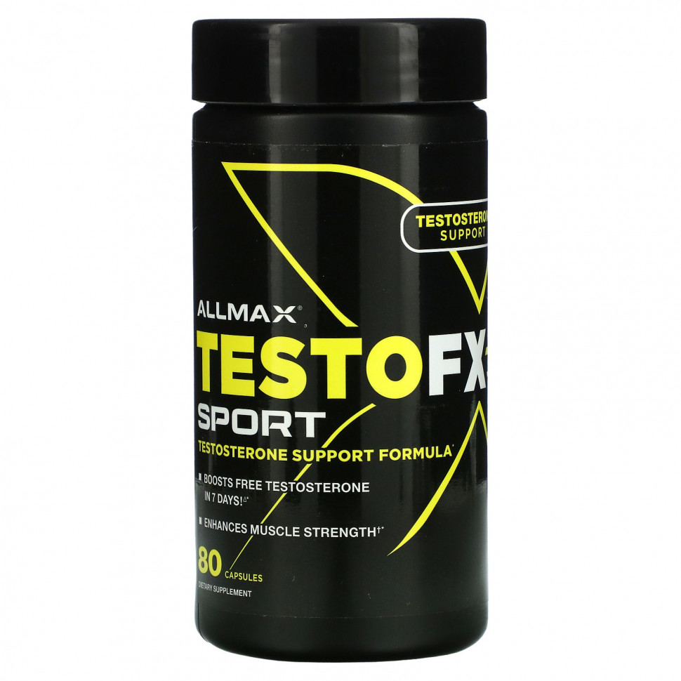 ���� ������ (Iherb) ALLMAX, TestoFX Sport, ������� ��� ��������� ������������, 80 ������, ������ �� 2560 ���