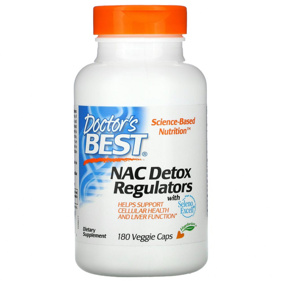 ���� ������ (Iherb) Doctor's Best, N-������������� (NAC) ��� ��������� �������� ������������, 180 ������������ ������, ������ �� 4950 ���