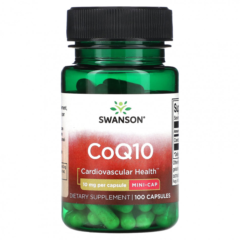 ���� ������ (Iherb) Swanson, CoQ10, 10 ��, 100 ������, ������ �� 790 ���