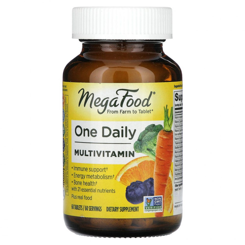 ���� ������ (Iherb) MegaFood, One Daily, �������� ��� ������ ���� ��� � ����, 60 ��������, ������ �� 6790 ���