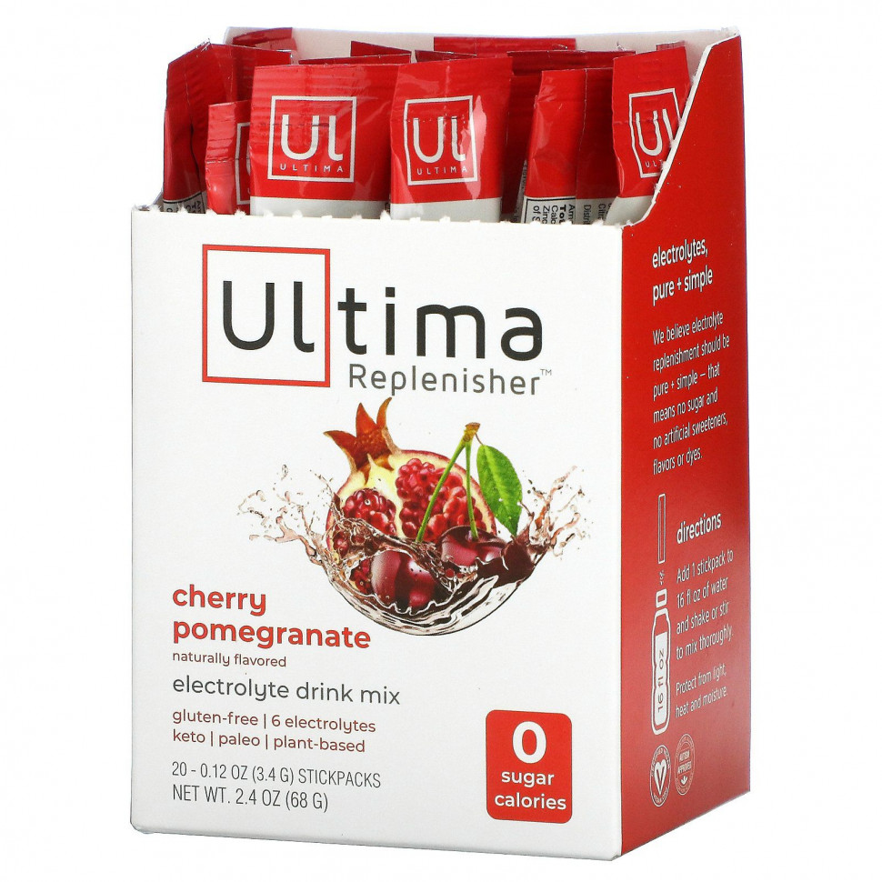   (Iherb) Ultima Replenisher,  ,   , 20   3,4  (0,12 )    -     , -, 