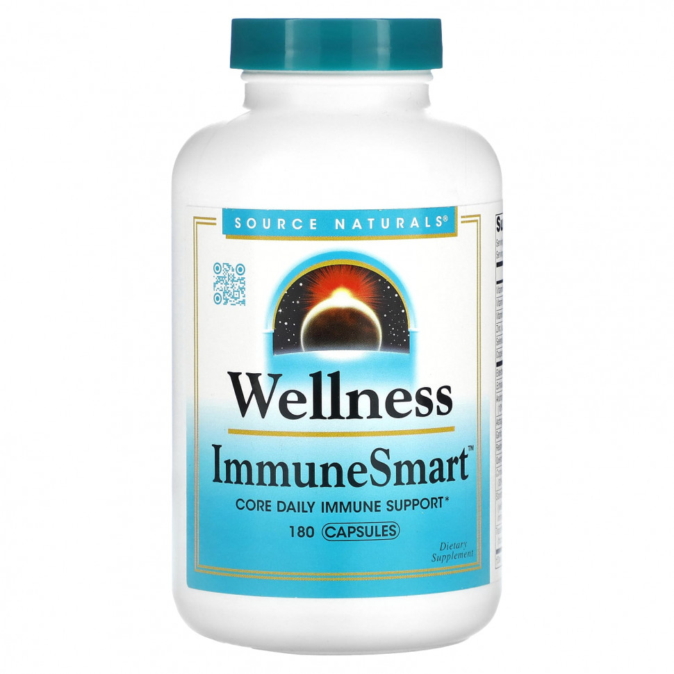   (Iherb) Source Naturals, Wellness, ImmuneSmart`` 180     -     , -, 