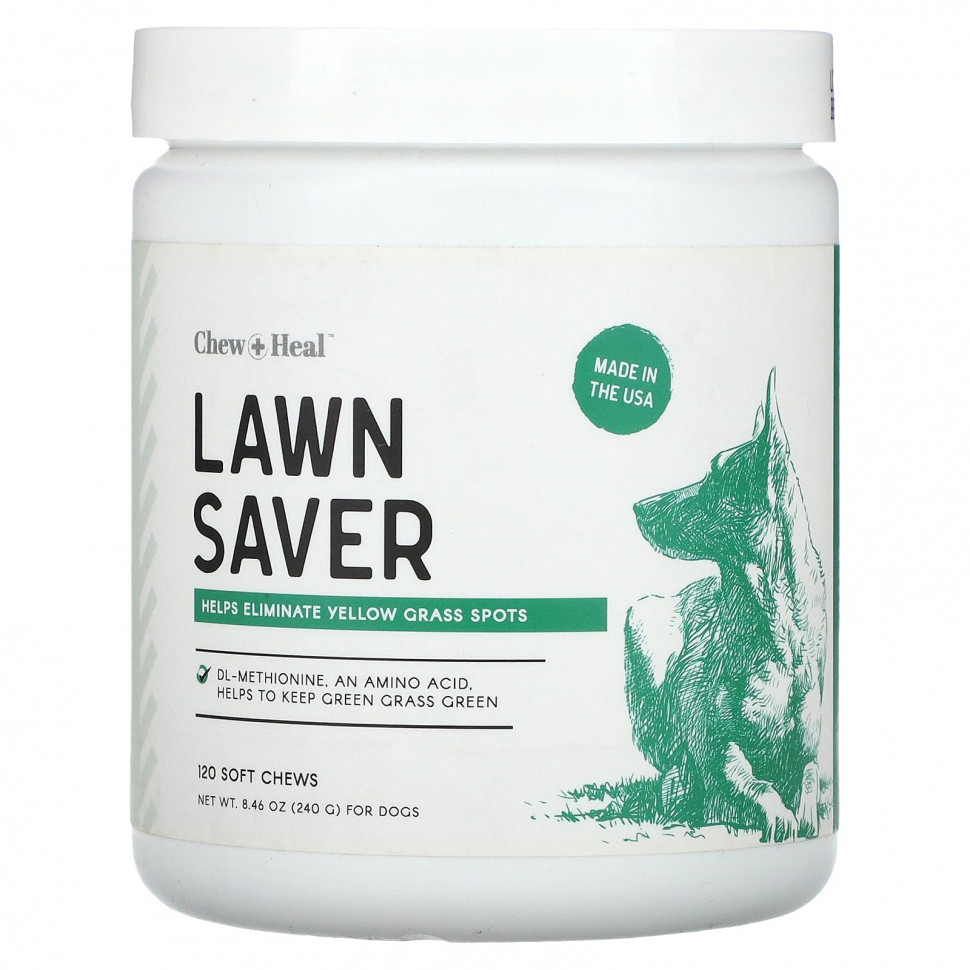   (Iherb) Chew + Heal, Lawn Saver,  , 120  , 240  (8,46 )    -     , -, 