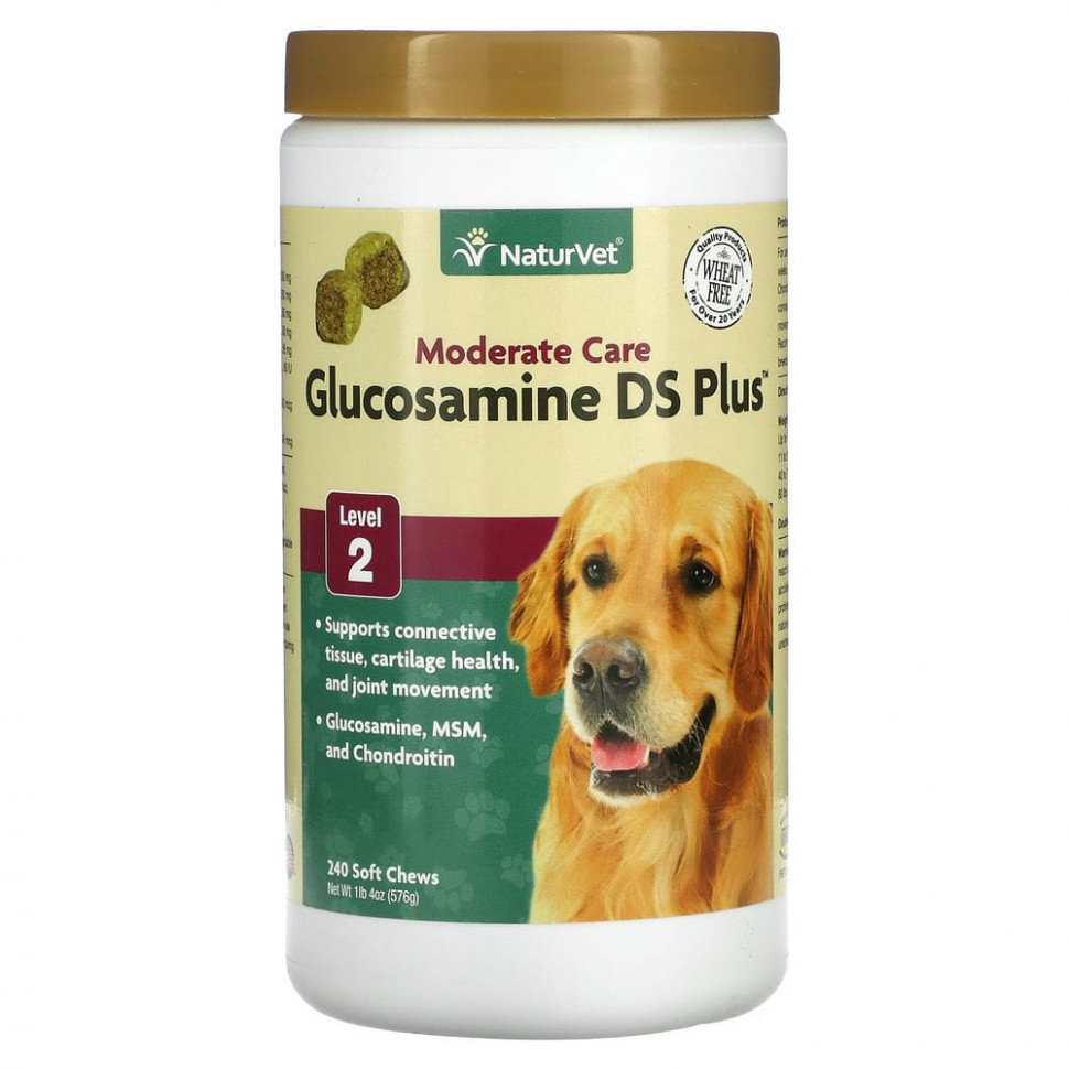   (Iherb) NaturVet, Glucosamine DS Plus,  ,  2, 240  , 576  (1  4 )    -     , -, 