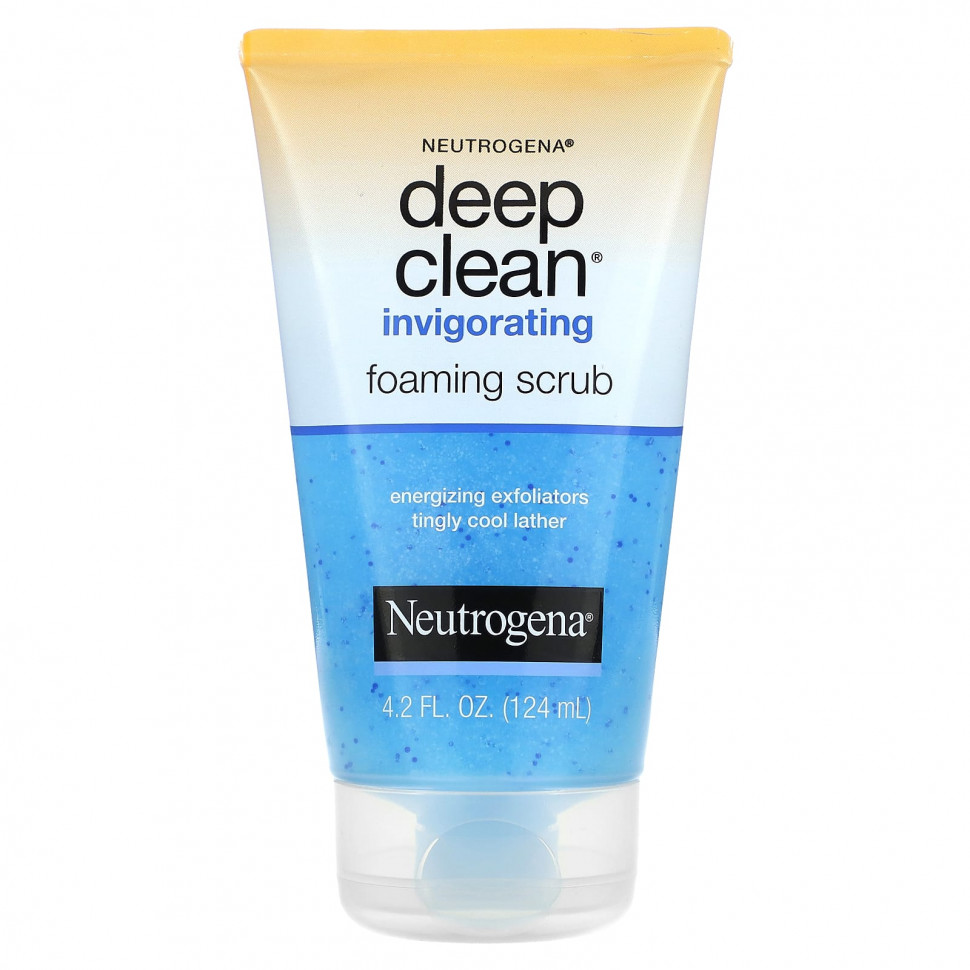 ���� ������ (Iherb) Neutrogena, Deep Clean, �������� ������ �����, 124 �� (4,2 ����. �����), ������ �� 2390 ���