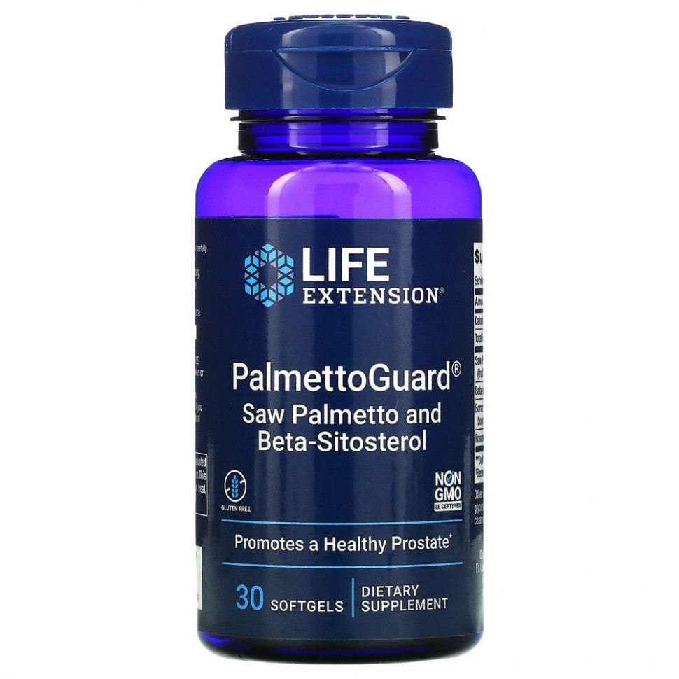 ���� ������ (Iherb) Life Extension, PalmettoGuard, ������� � ����-������������, 30 ������, ������ �� 1830 ���