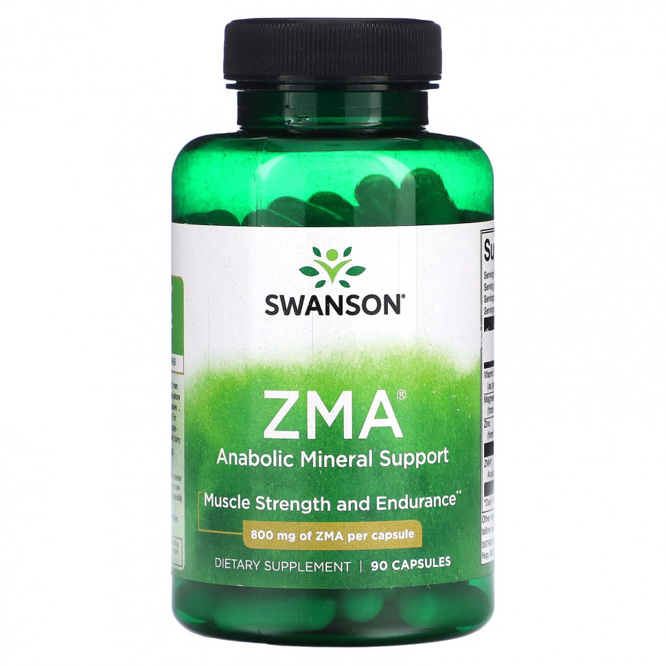 ���� ������ (Iherb) Swanson, ZMA, ������������� ����������� ���������, 800 ��, 90 ������, ������ �� 3880 ���