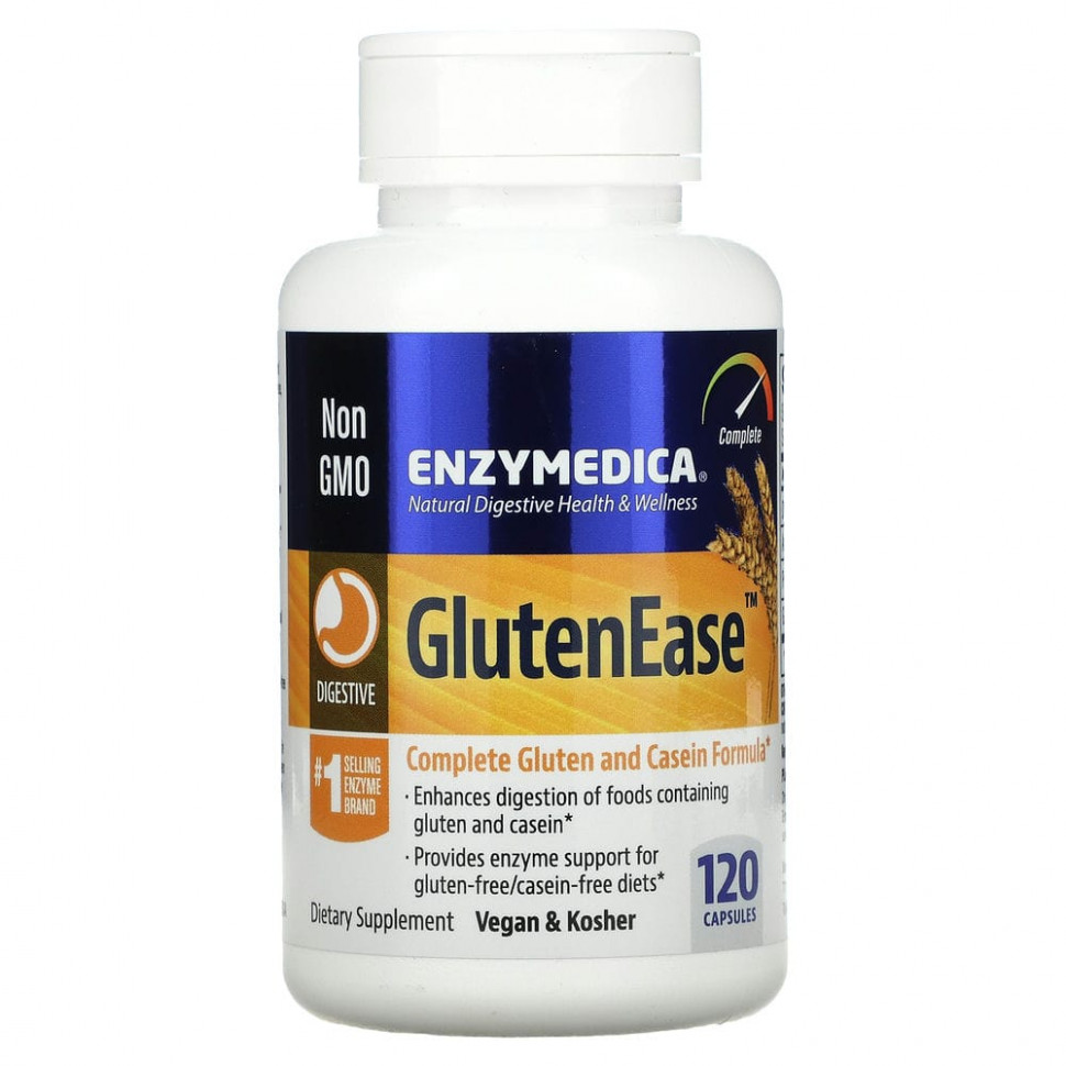   (Iherb) Enzymedica, GlutenEase, 120     -     , -, 