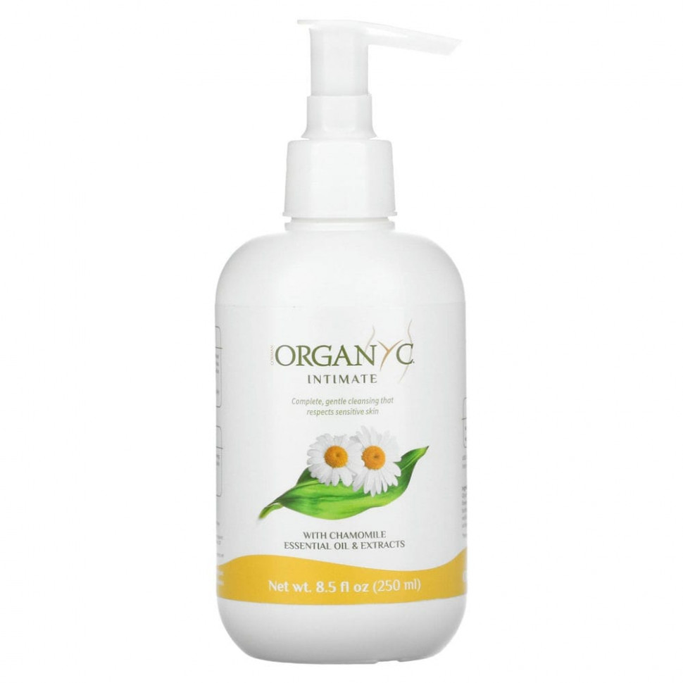 ���� ������ (Iherb) Organyc, Intimate, ����������� ������ ��������� ��������, 250 �� (8,5 ����. �����), ������ �� 2030 ���