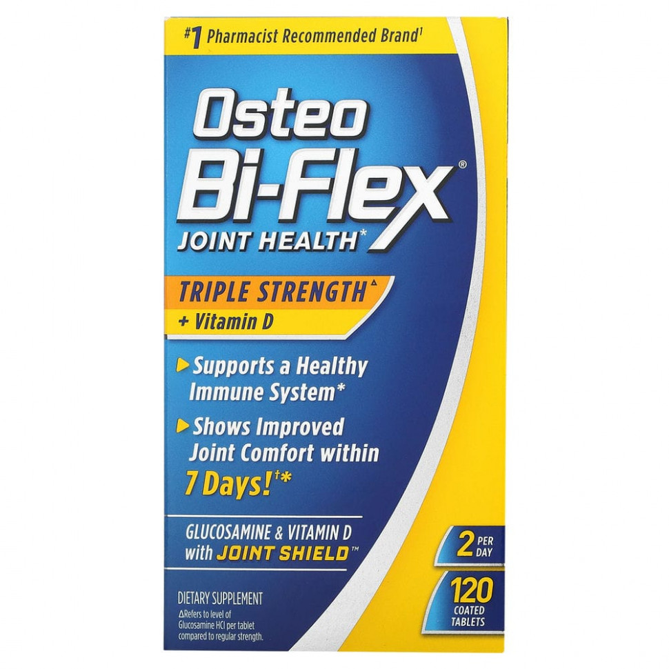 ���� ������ (Iherb) Osteo Bi-Flex, �������� ��������, ������� ���� + ������� D, 120 �������� � ��������, ������ �� 9700 ���