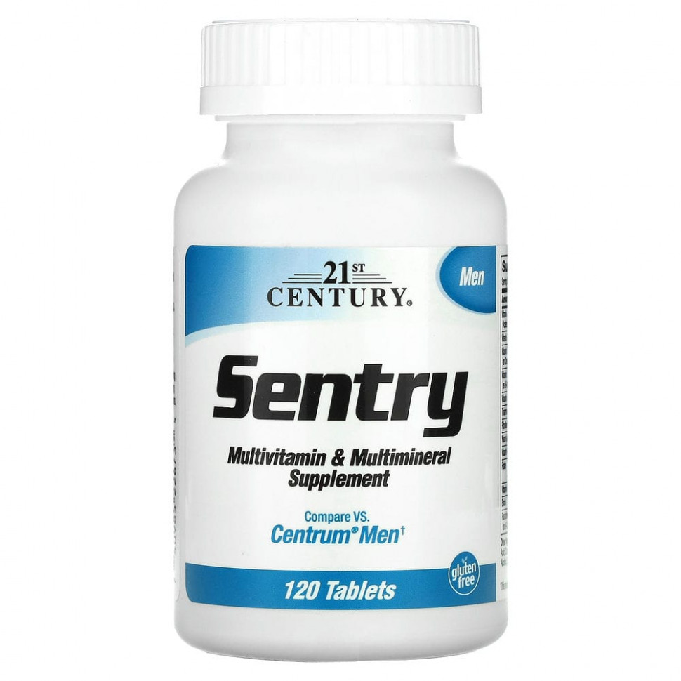 ���� ������ (Iherb) 21st Century, Sentry ��� ������, ������� � ���������� ��������� � ��������������, 120 ��������, ������ �� 1900 ���
